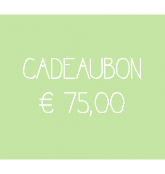 Cadeaubon €75,00