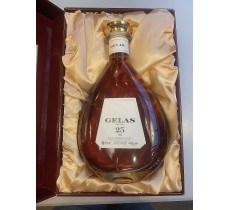 Gélas 25 years decanter in koffer