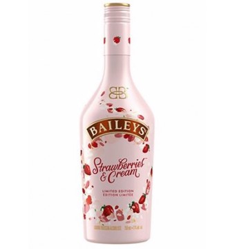Baileys Strawberry and Cream met gratis glas*