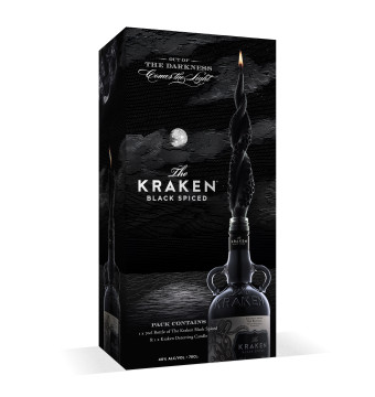 The Kraken Black Spiced Rum Candle Box