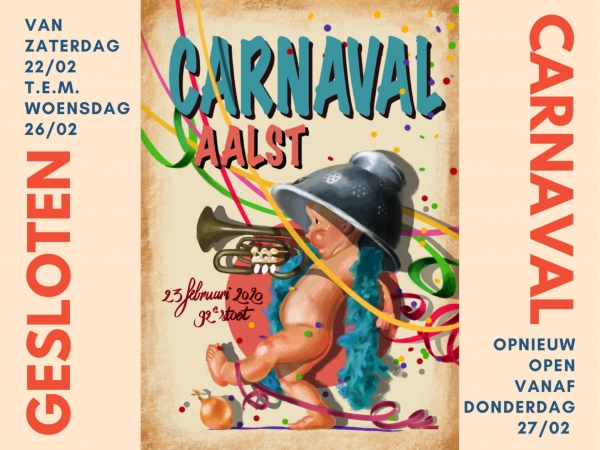 Aalst Carnaval : gesloten!